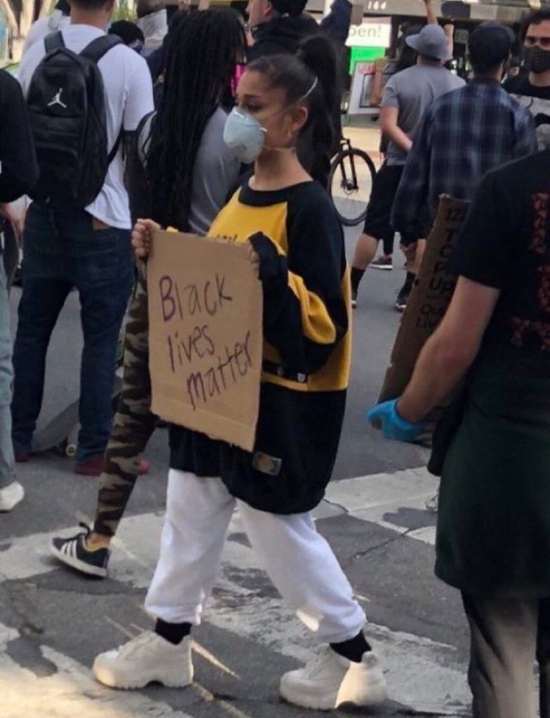 Protesting Celebs Ariana Grande