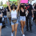 Protesting Celebs Victoria Justce Madison Reed