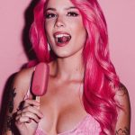 Halsey Live Magnum Pink Wig