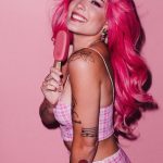 Halsey Live Magnum Pink Wig