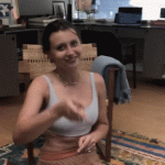 Aly Michalka Air Drumming