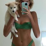 Kaia Gerber Bikini puppy