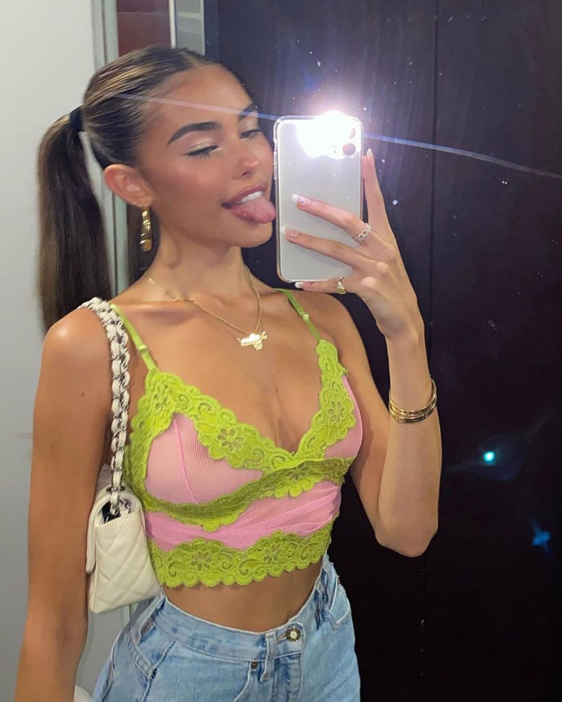 Madison Beers Nipple For Instagram Of The Day