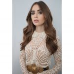 Lily Collins Lace