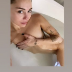 Miley Cyrus Bath