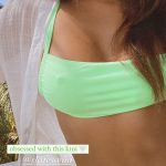 Oana Gregory Green Bikini Hard Nipples