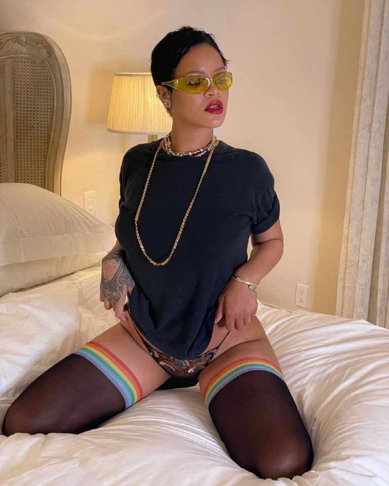 Rihanna See Through Gay Pride Panties Of The Day