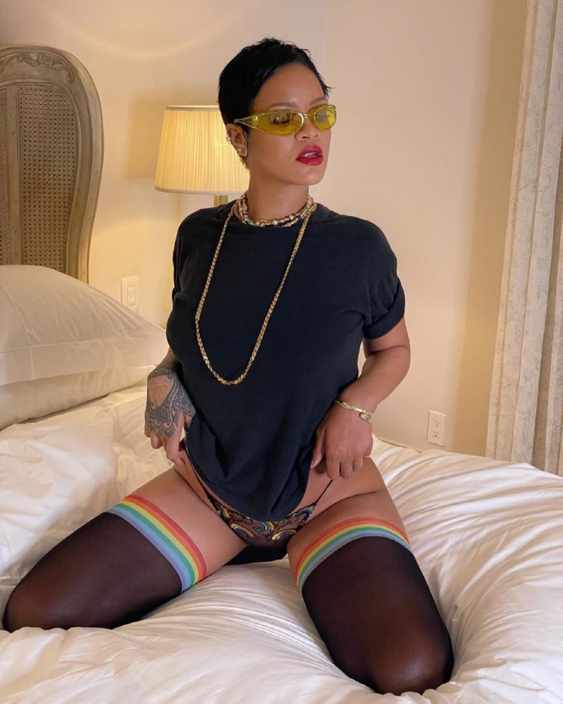 Rihanna See Through Gay Pride Panties Of The Day 