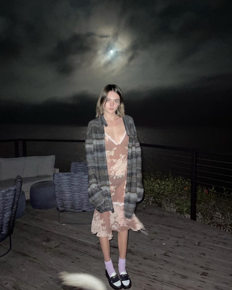 Charlotte Lawrence See Through Dress Of The Day