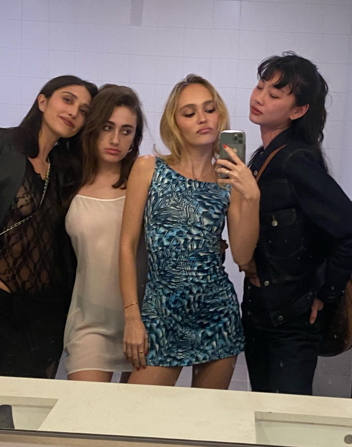 Lily Rose Depps Slutty Selfie Features Her Friends Nipple Of The Day