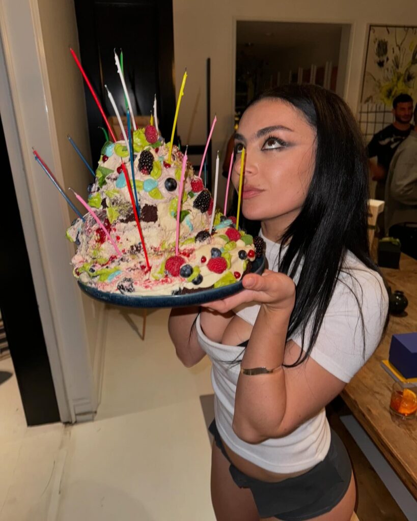 Charli XCX Tits and No Pants with Some Cake and Latch-On Friends of the Day